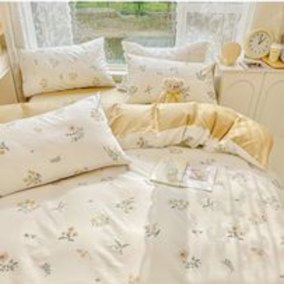 QQHOME-3pc 100% cotton duvet cover set - Picture 2 of 3